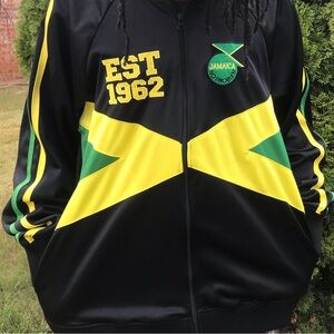 Jamaica Long Sleeve Independence 10 Jacket Size Large